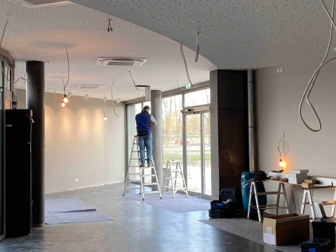 electrical renovation for belvedere inclusive cafe